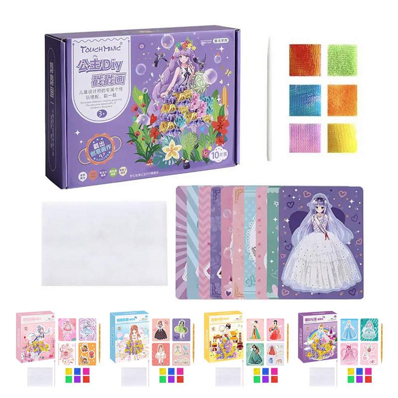 Art Craft For Preschool - Kids Table Game Pokes Drawing Art