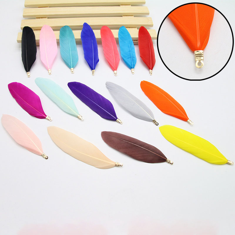20Pcs Natural Goose Feather Ch - огляд і ціна Art Craft Activity