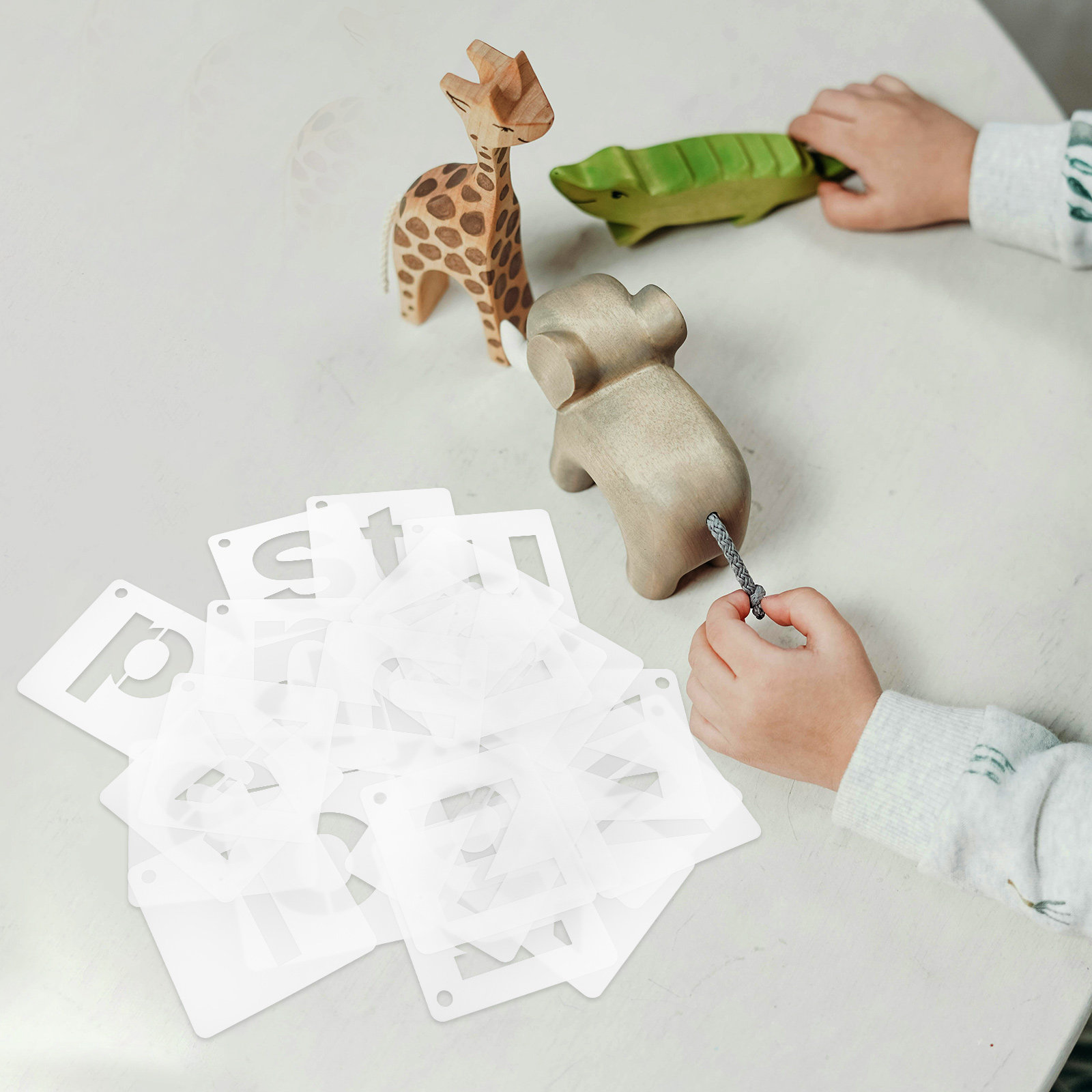 1Set Reusable A-Z Alphabet Ste - огляд і ціна Art Craft Letter A