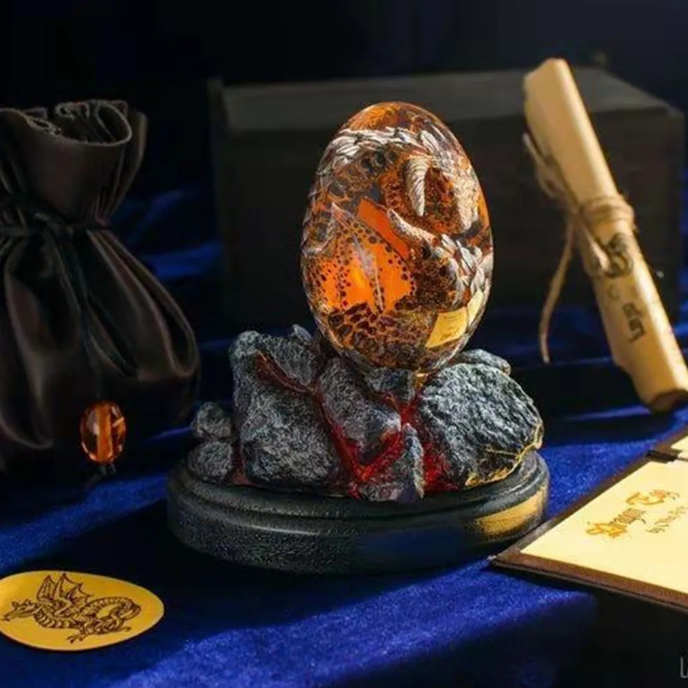 Lava Dragon Egg Statue With St - огляд і ціна Art Craft Easter