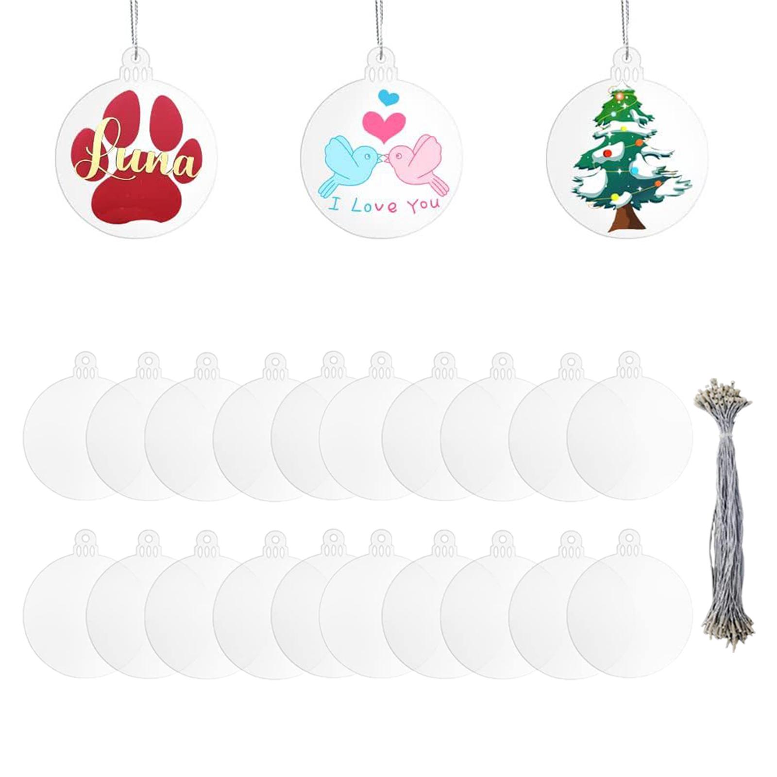 20Pcs Acrylic Christmas Orname - огляд і ціна Art And Craft Xmas Tree