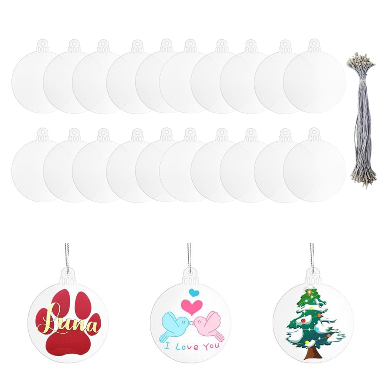 20Pcs Acrylic Christmas Orname - огляд і ціна Art And Craft Xmas Tree