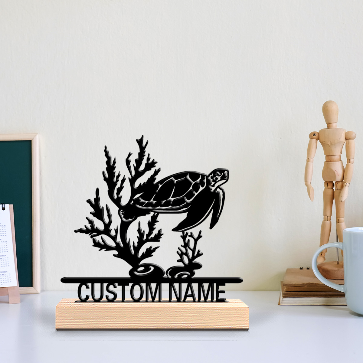 1pc Abstract Sea turtle Custom - огляд і ціна Art Craft Letter A