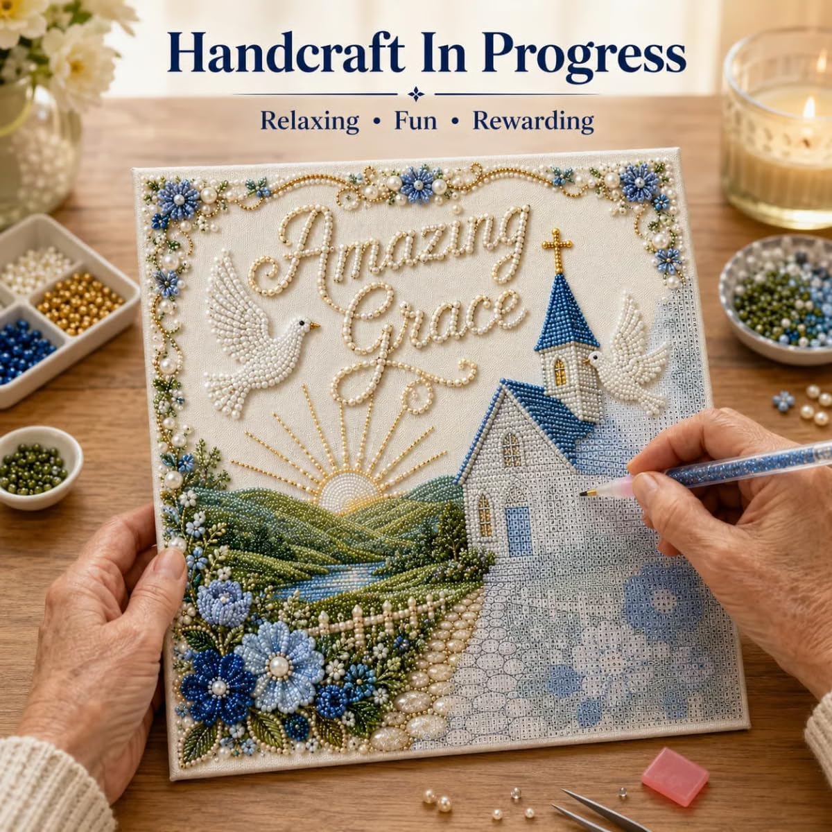Sacred Hymn Pearl Art Kit Coll - огляд і ціна Art Craft Website