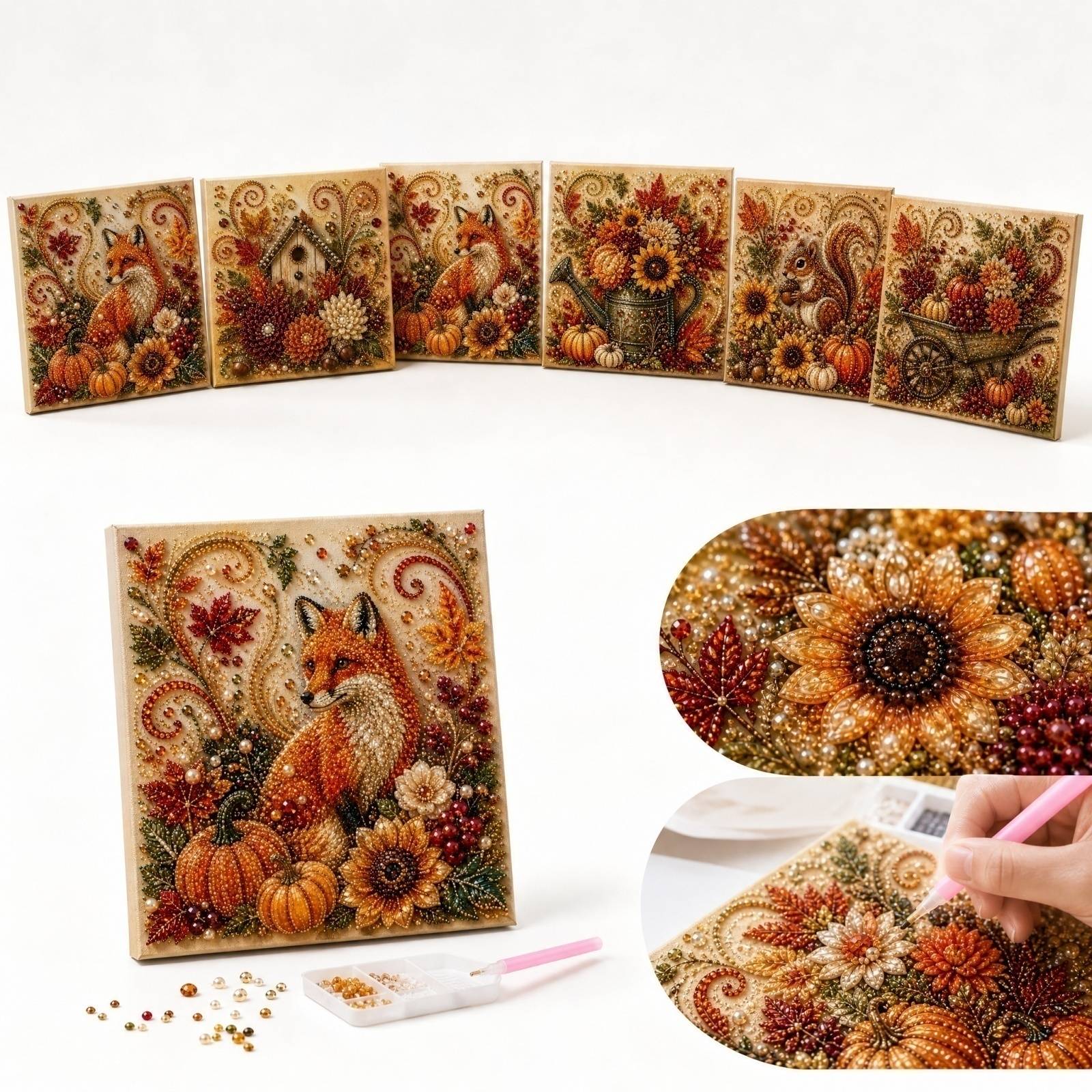 Autumn DIY Pearl Painting Kit  - огляд і ціна Art And Craft Autumn