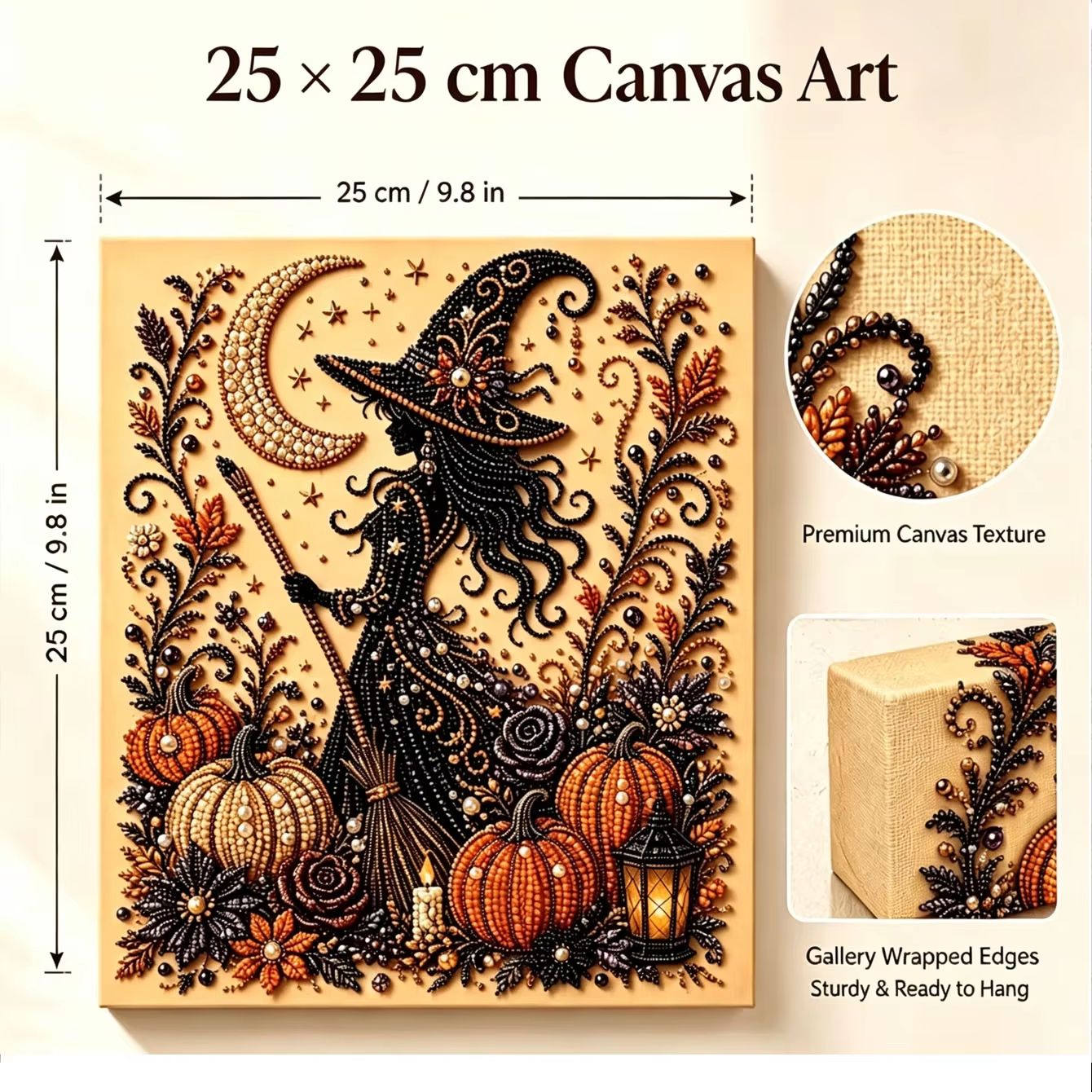 Halloween Ghost Pearl Art DIY  - огляд і ціна Art And Craft Autumn