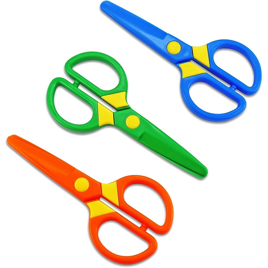 Plastic Safety Scissors Blunt  - огляд і ціна Art Craft For Preschool