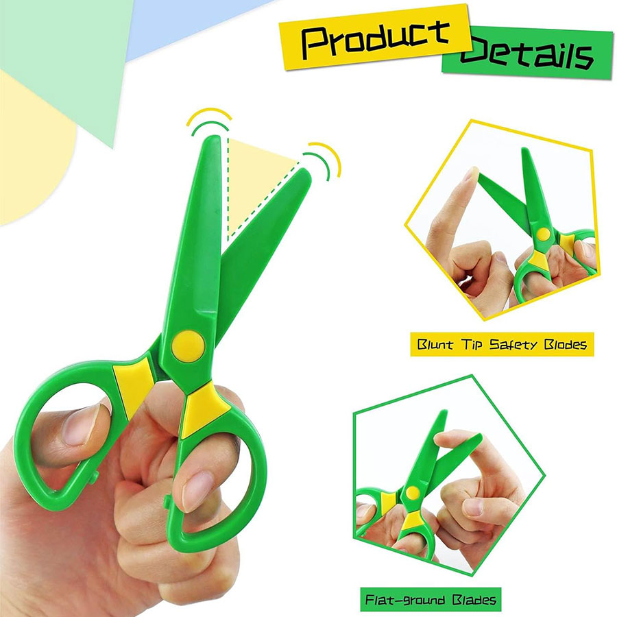 Plastic Safety Scissors Blunt  - огляд і ціна Art Craft For Preschool