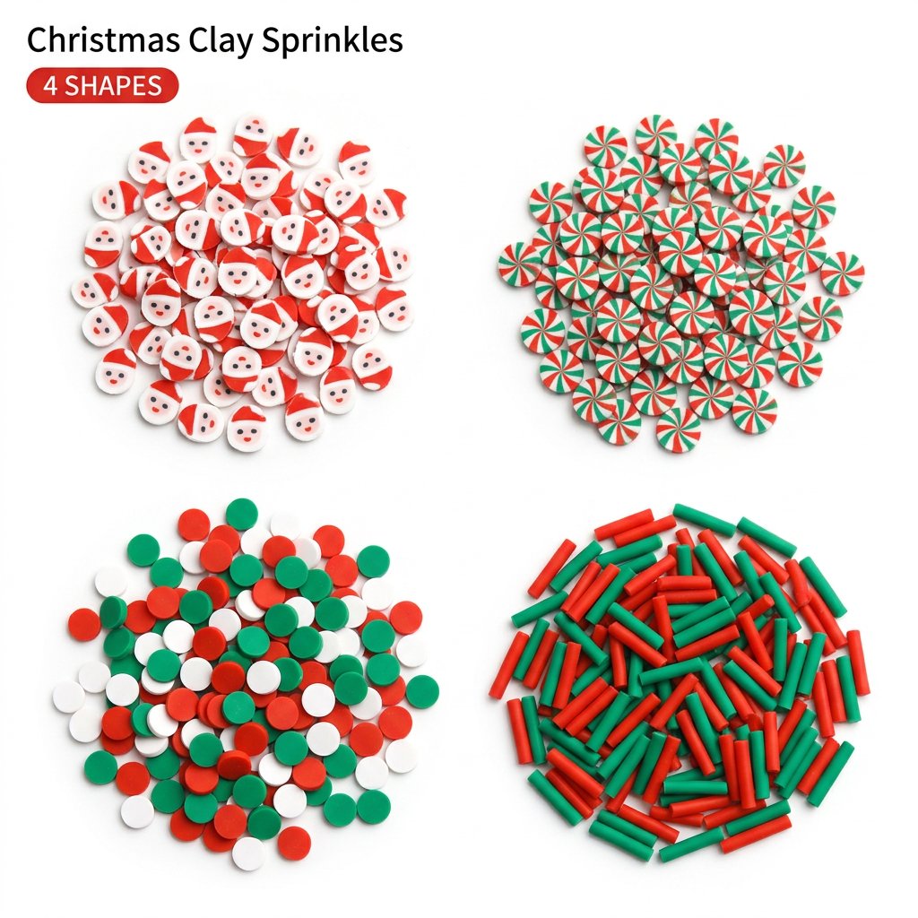 1500pcs Christmas Clay Sprinkl - огляд і ціна Art Craft Easter