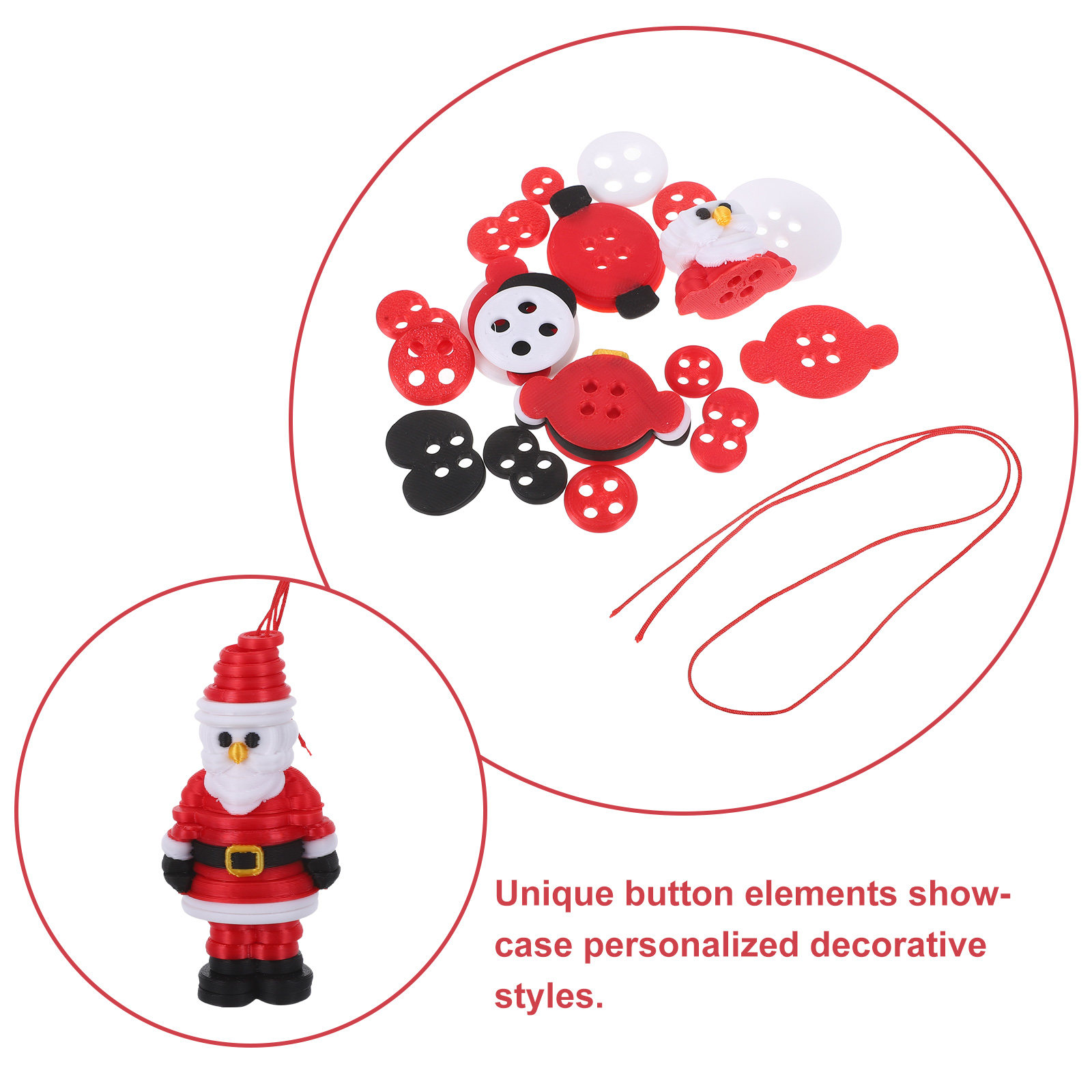 1Set Santa Claus Christmas Tre - огляд і ціна Art And Craft Xmas Tree