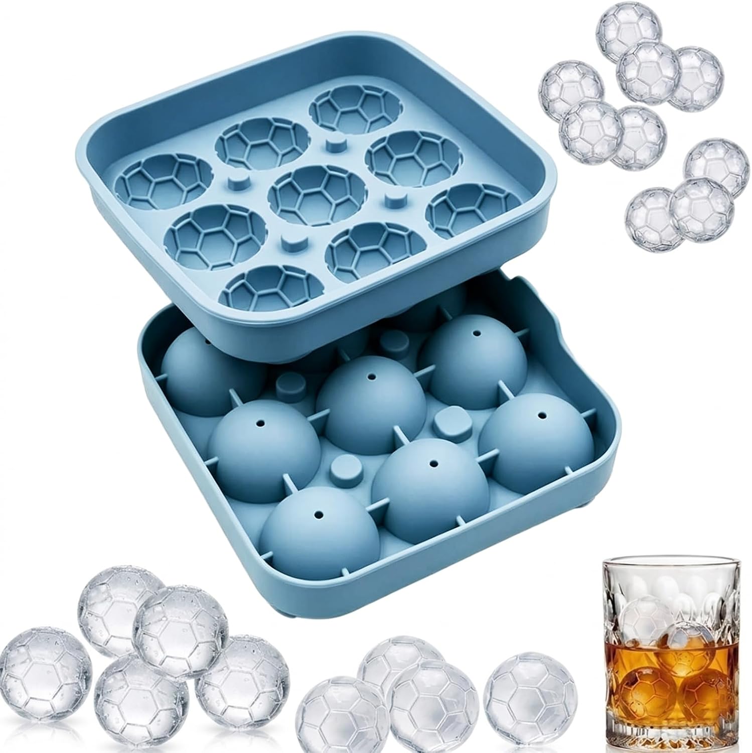 Soccer Ball Ice Cube Molds,9/4 - огляд і ціна Art Craft Ice Cream