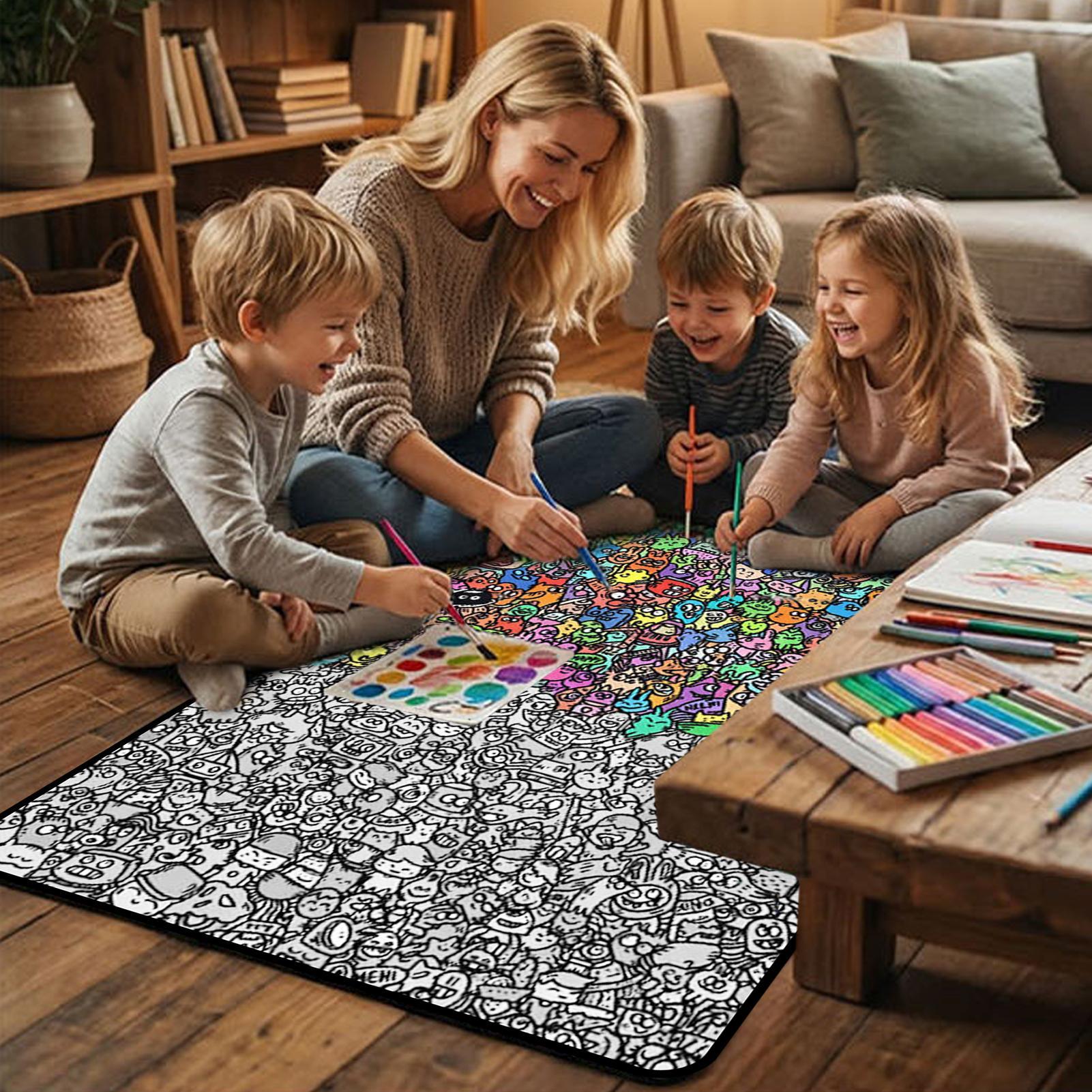 Coloring Blanket DIY Washable  - огляд і ціна Art Craft For Preschool