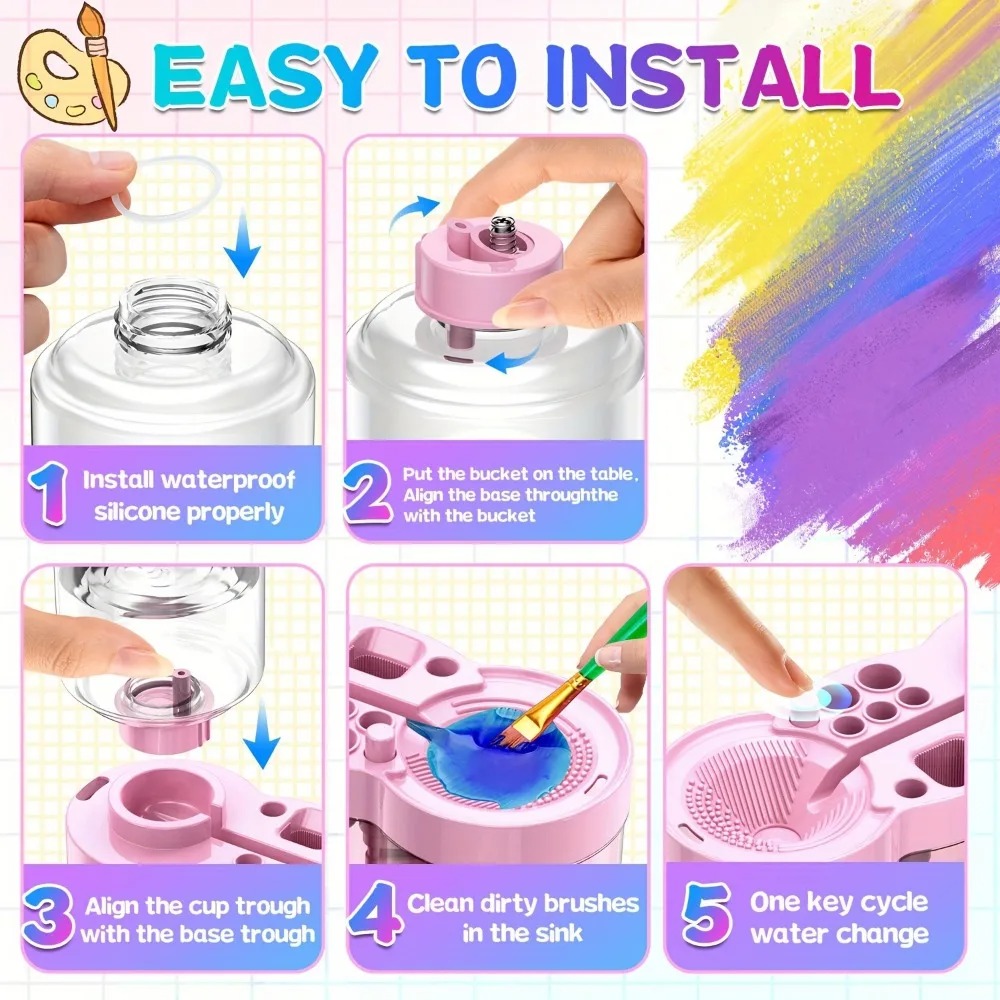 Paint Brush Washer Multifuncti - огляд і ціна Art Craft Website