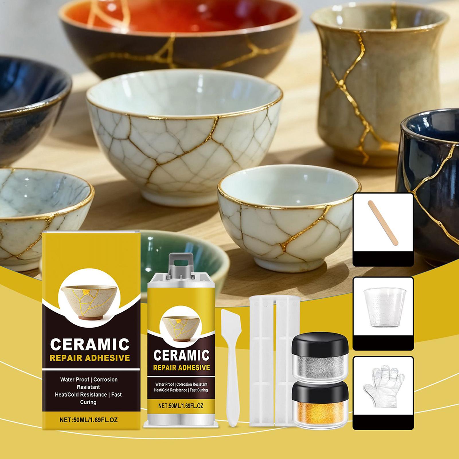 Kintsugi Repair Kit Gold Ceram - огляд і ціна Art Craft Workshop