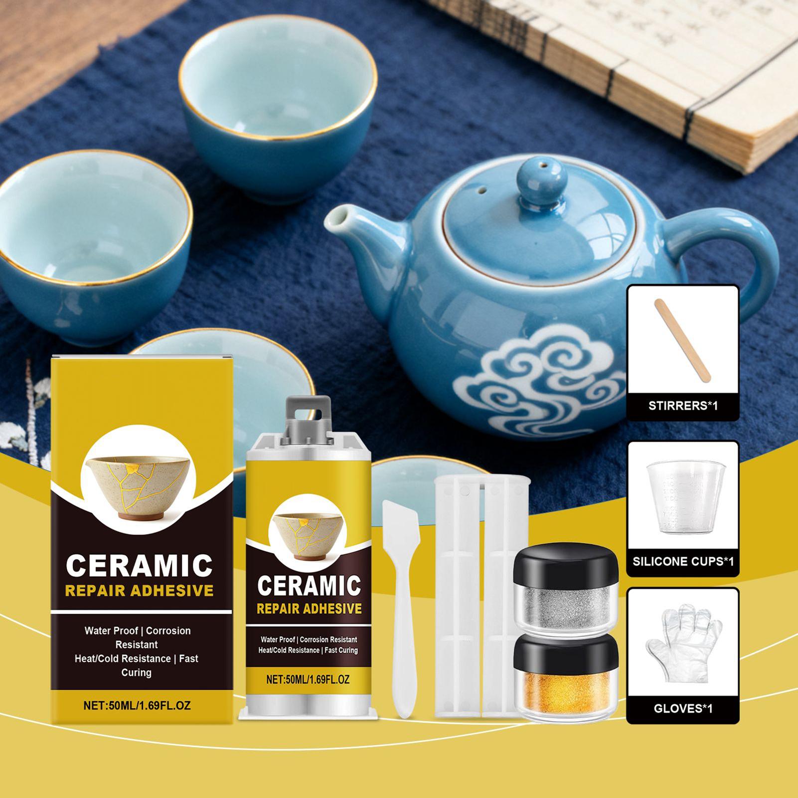 Gold Glue for Ceramics Glass S - огляд і ціна Art Craft Workshop