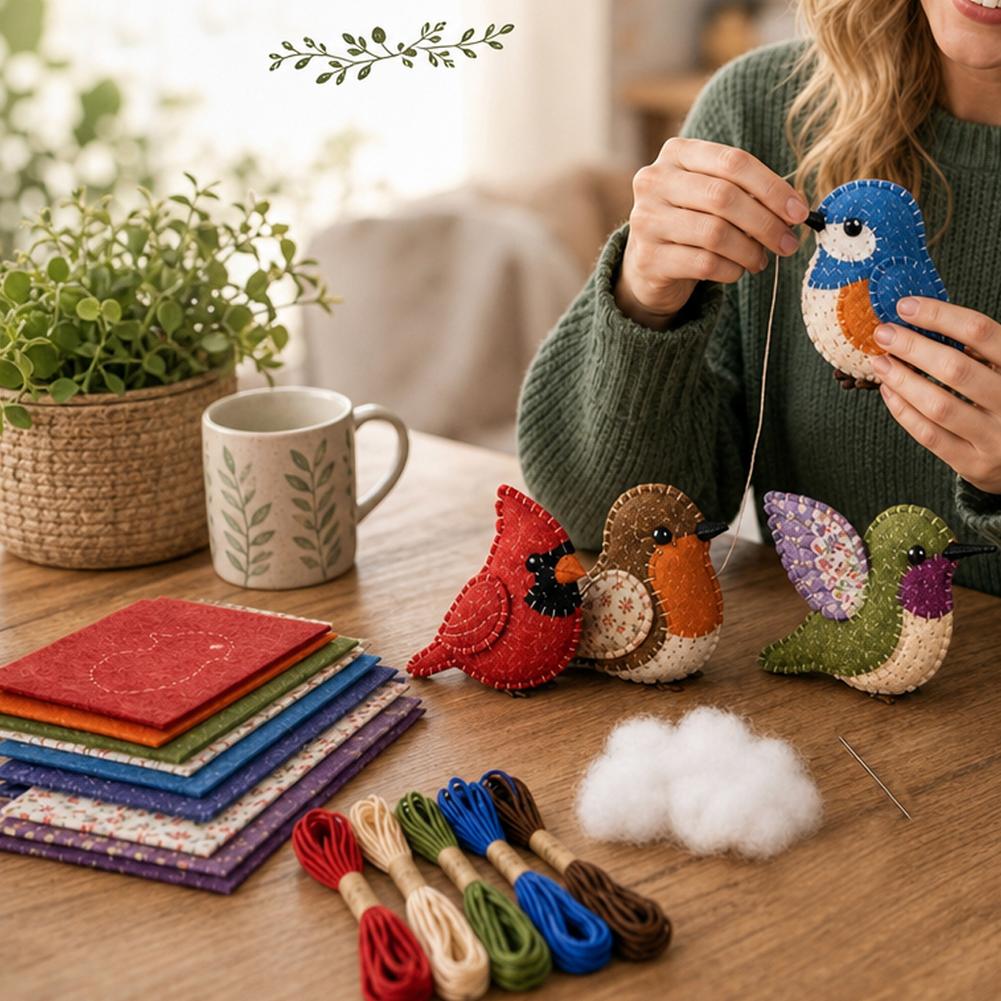 3D Cartoon Animals Sewing Kit  - огляд і ціна Art Craft And Cloth